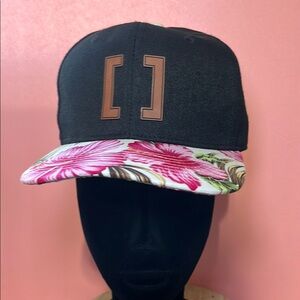 Malakai Rai Snap Back Hawaiian Ball Cap Hat Black Casual Summer Unisex One Size